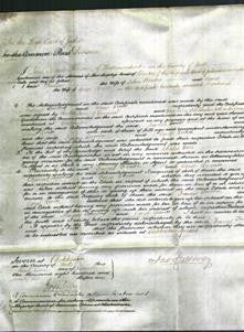 Court of Common Pleas - Frances Brookes and Agnes Porritt-Original Ancestry