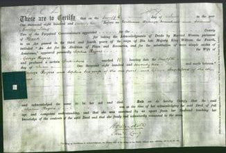 Deed by Married Women - Sophia Rogers-Original Ancestry