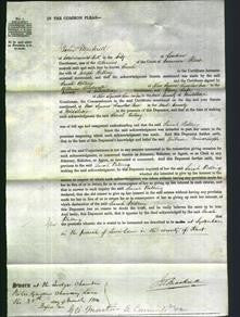 Court of Common Pleas - Sarah Billing-Original Ancestry