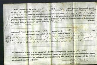 Deed by Married Women - Elizabeth Tranter-Original Ancestry