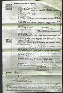 Court of Common Pleas - Mary Ann May and Elizabeth Dawe-Original Ancestry