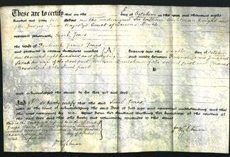 Deed by Married Women - Sarah Jones-Original Ancestry