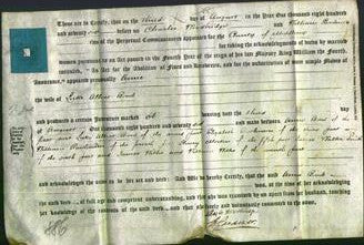 Deed by Married Women - Anne Bond-Original Ancestry