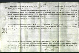 Deed by Married Women - Sarah Billing