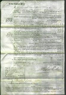 Court of Common Pleas - Elizabeth Thirza Cooper-Original Ancestry