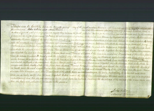 Deed by Married Women - Elizabeth Baker