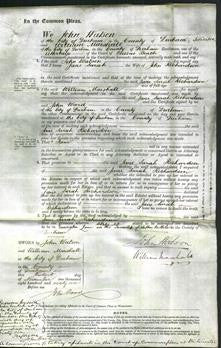 Court of Common Pleas - Jane Sarah Richardson-Original Ancestry
