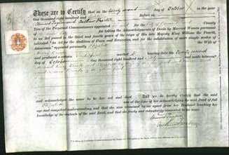 Deed by Married Women - Elizabeth Brooks-Original Ancestry