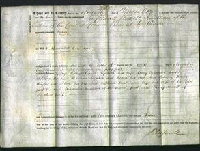 Deed by Married Women - Susan Courison-Original Ancestry