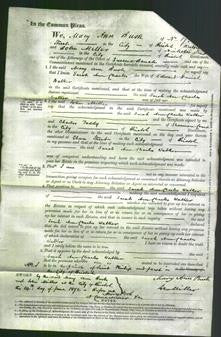 Court of Common Pleas - Sarah Ann Charles Walker-Original Ancestry