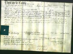 Deed by Married Women - Sarah Ann Parsons-Original Ancestry