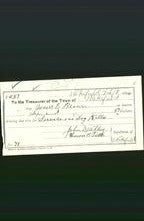 Wakefield, Massachusetts Payment Voucher - Moses E Brown