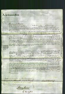 Court of Common Pleas - Jane Baker, Elizabeth Baker-Original Ancestry