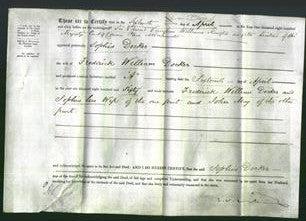 Deed by Married Women - Sophia Docker-Original Ancestry