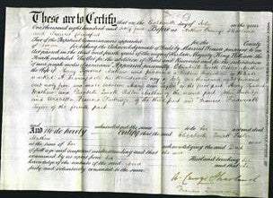 Deed by Married Women - Elizabeth Luick Pedler Mathew-Original Ancestry