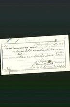 Wakefield, Massachusetts Payment Voucher - Moses E Brown Constable