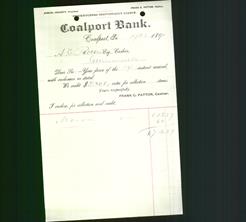 Bank Letterhead - Coalport Bank