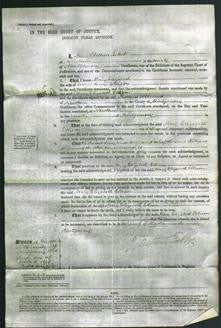 Court of Common Pleas - Mary Elizabeth Ellison-Original Ancestry