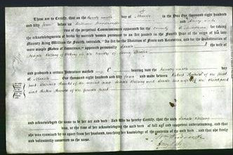 Deed by Married Women - Sarah Billing-Original Ancestry