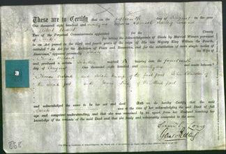 Deed by Married Women - Sarah Orchard-Original Ancestry