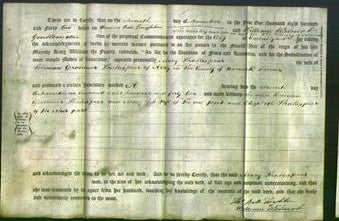 Deed by Married Women - Mary Shakespear-Original Ancestry