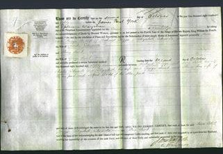 Deed by Married Women - Anne Edith Briggs, Elizabeth Edwards and Alma Saint-Original Ancestry