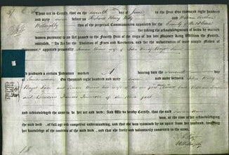 Deed by Married Women - Susan Anne Lane-Original Ancestry