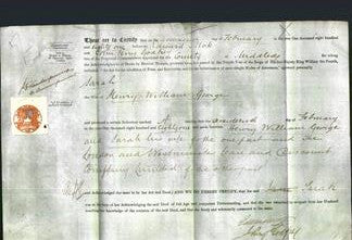 Deed by Married Women - Sarah George-Original Ancestry