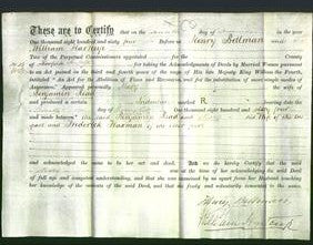 Deed by Married Women - Mary Read-Original Ancestry