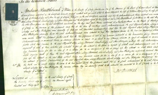 Court of Common Pleas - Elizabeth Hope, Mary Bostwick, Sarah Massey and Ann Billington