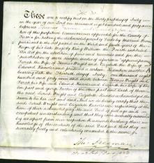 Deed by Married Women - Sarah Wright, Elizabeth Knowles-Original Ancestry