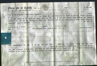 Deed by Married Women - Fanny Maria Porter-Original Ancestry