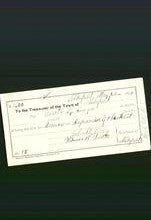 Wakefield, Massachusetts Payment Voucher - Horatio G Sanger