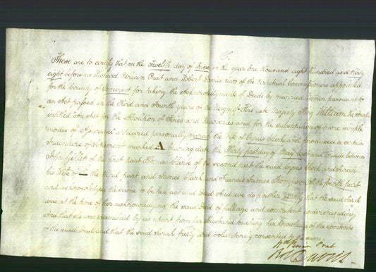 Deed by Married Women - Sarah Clark