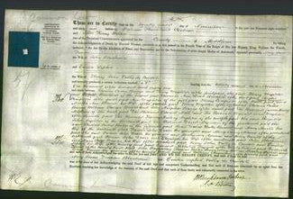 Deed by Married Women - Mary Jane Frances Blackmore and Emilia Sophia De Candole-Original Ancestry