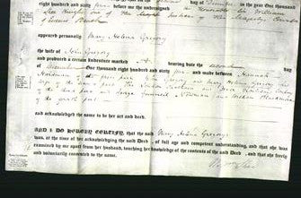 Deed by Married Women - Mary Helena Gregory-Original Ancestry