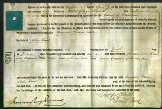 Deed by Married Women - Augusta Maria Miller Bunt-Original Ancestry