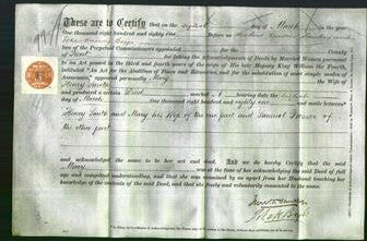 Deed by Married Women - Mary Smith-Original Ancestry