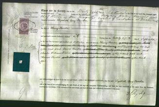 Deed by Married Women - Elizabeth Guy Kember-Original Ancestry