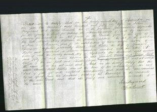 Deed by Married Women - Sarah Holt Wallis-Original Ancestry