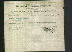 Letterhead - Rudge & Guenzel Company