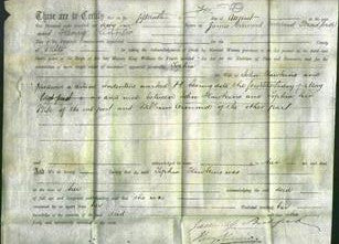 Deed by Married Women - Sophia Hawkins-Original Ancestry