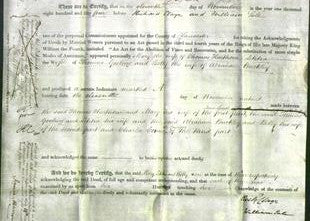 Deed by Married Women - Mary Henthorn, Letitia Gosling and Betty Buckley-Original Ancestry