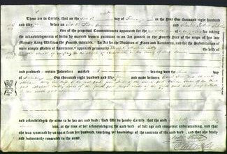 Deed by Married Women - Elizabeth Betty Senior-Original Ancestry