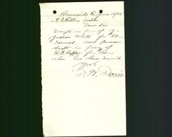 Business Letterhead - D. W. Davis