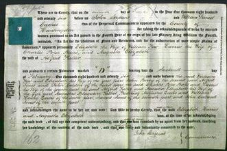 Deed by Married Women - Elizabeth Kew, Harriet Bates and Augusta Elizabeth Fuller-Original Ancestry