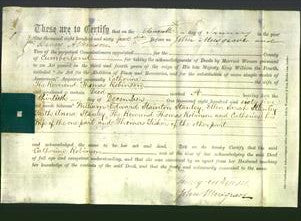 Deed by Married Women - Catherine Robinson-Original Ancestry