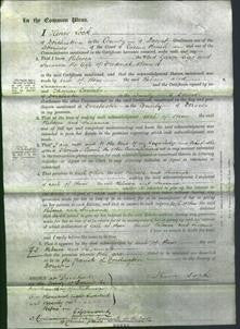 Court of Common Pleas - Rebecca Legg and Susanna Bennett-Original Ancestry