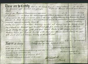 Deed by Married Women - Elizabeth Weston-Original Ancestry