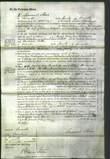 Court of Common Pleas - Mary Ann Waddington, Emma Fulleylove and Sarah Jane Kellett-Original Ancestry